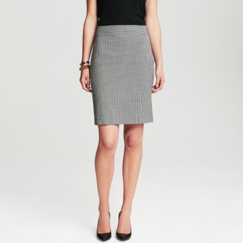 Banana Republic Houndstooth Pencil Skirt